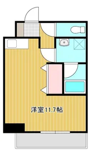 アズビオス元城【2階】の間取り