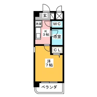 メゾンルミエール【3階】の間取り