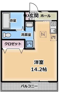 パールハイツ【1階】の間取り
