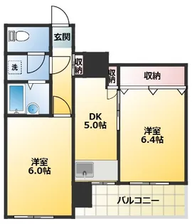 VISUALCITY(ヴィジュアルシティ)【6階】の間取り