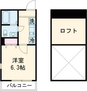 アザーレ・キュリオス柿生【3階】の間取り