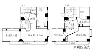 東京都墨田区立川2【マンション】の間取り