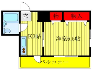 赤羽ウエストハイツ【3階】の間取り