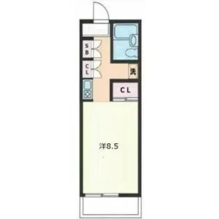 ラマシア御幸町【3階】の間取り