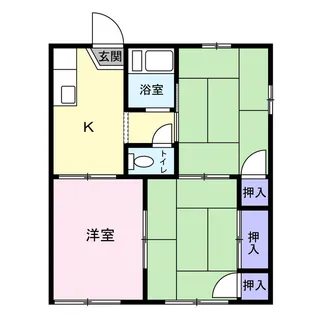 アーバンハイツ【2階】の間取り