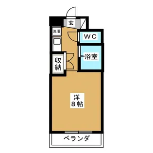 ドエル植田西【2階】の間取り