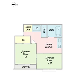 ビューエステート【2階】の間取り