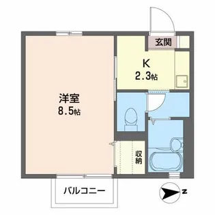 エクセルSHIMA【2階】の間取り