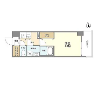 Gatehouse Otorii【2階】の間取り