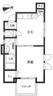 ノベルコート曳舟【2階】の間取り