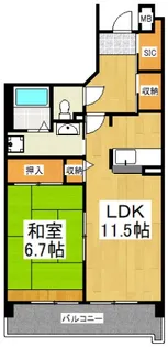 T’s garden清瀬【1階】の間取り