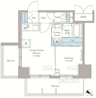 埼玉県さいたま市南区南本町1【マンション】の間取り