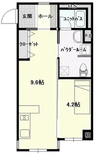 副都心ビル百番館木町通【3階】の間取り