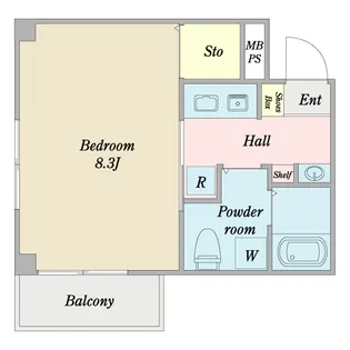 デイジーコート【3階】の間取り
