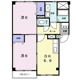 エトワール【1階】の間取り