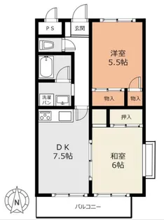 アトレーユ日吉台【3階】の間取り