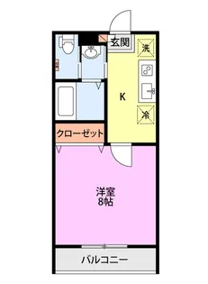 プレセダン紫竹山【3階】の間取り