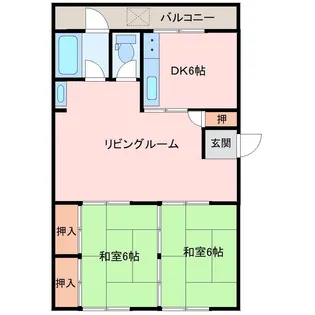 金子フレンズショップ【2階】の間取り