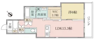 (シニア限定)ヘーベルヴィレッジ横須賀うみかぜ公園【2階】の間取り