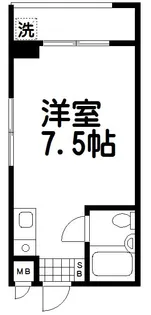 モンテローザ中野【2階】の間取り