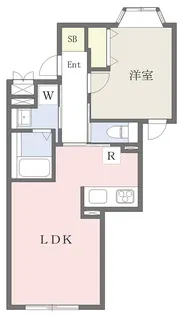 エクサム下北沢III【4階】の間取り