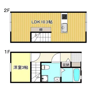 CONTRO A棟【1階】の間取り