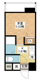 S-FORT長崎興善町【11階】の間取り