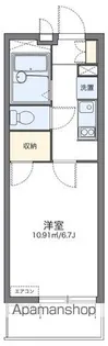 レオパレスK M【1階】の間取り