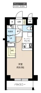 レオーネ王子飛鳥山【4階】の間取り