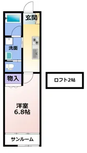 アトレ鷲津【1階】の間取り