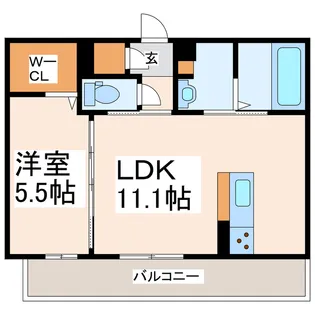 パーチェ御幸【2階】の間取り