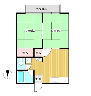 マリイベル【2階】の間取り