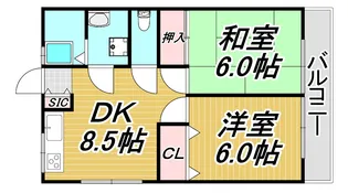 第六豊マンション【3階】の間取り
