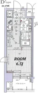 アドバンス西梅田II【6階】の間取り