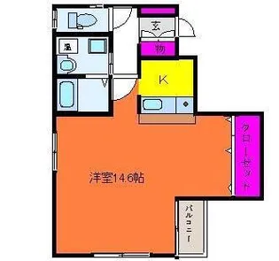 コートプリエール【5階】の間取り