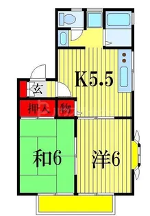 KSグランメール弐番館【1階】の間取り