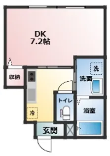 シャンテ四ツ井【1階】の間取り