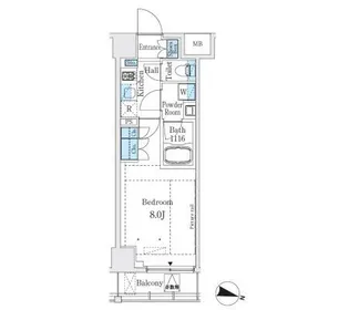 GLACIER大塚【6階】の間取り