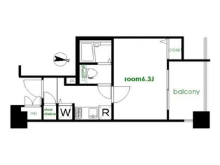 グランヴァン両国【4階】の間取り