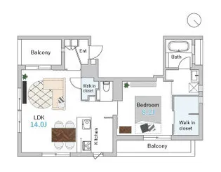 Casa恵比寿【3階】の間取り