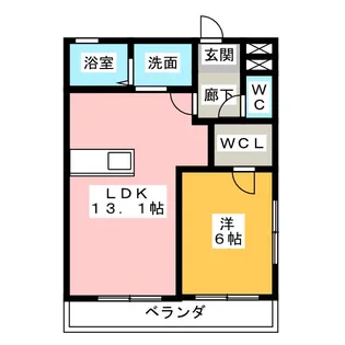 ベタニア【1階】の間取り