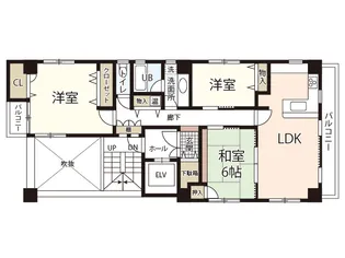 MIYUKI【9階】の間取り