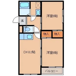 フジハイツ【1階】の間取り