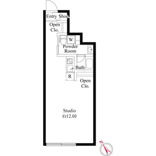 フロンティアコンフォート板橋ときわ台【2階】の間取り