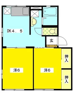 ソファレB【1階】の間取り