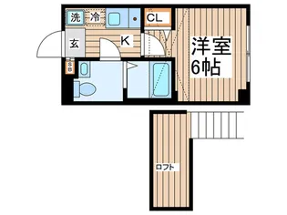 プランドール豊玉中【3階】の間取り