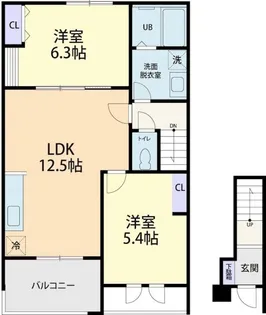 Amabile(アマービレ)【2階】の間取り