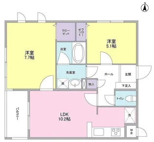 フェリチターレ【2階】の間取り