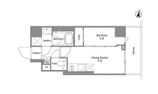 IPSE代々木上原【5階】の間取り