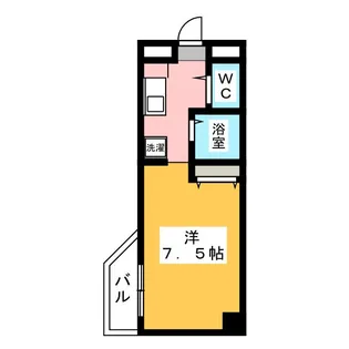 ラフィーネ野並【9階】の間取り